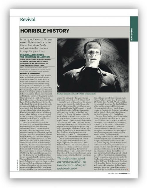Read about the Universal Classic Monsters set in our January 2013 issue