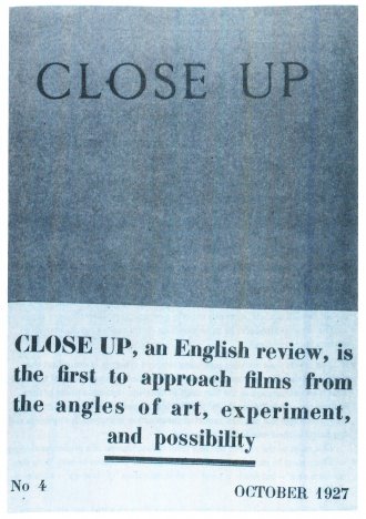 The cover of a 1927 issue of Close Up
