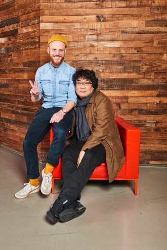 Sight &amp; Sound Editor-in-Chief Mike Williams and Bong Joon Ho